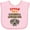AD-Pink, variant on Catahoula Leopard Dog Boys or Girls Baby Bib