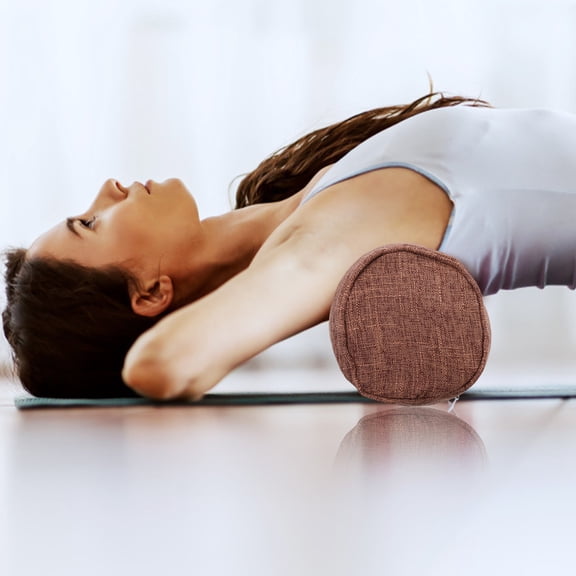 FOLOYORI Yoga Cushion for Exercise and Meditation, 1 Pack Comfortable Support Pillow for Fitness and Relaxation