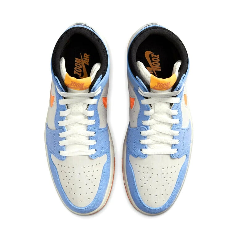 Men's Jordan 1 High Zoom Air CMFT 2 Sail/Alpha Orange-Royal Pulse