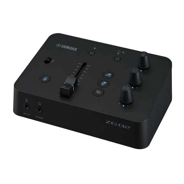 Mezclador de juegos Yamaha ZG02 para chat de voz y transmisión de juegos