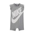 thumbnail image 1 of Nike Baby Girls' Romper - Gray, 3 Months, 1 of 2