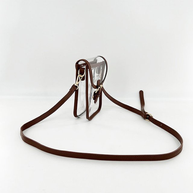 Bolsa de mensajero transparente Casual para mujer Bolsa pequeño Moda simple para festivales deportivos Likrtyny Para Estrenar