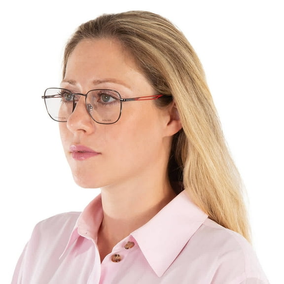 Police Demo Square Unisex Eyeglasses VPLF08 0568 52