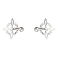 thumbnail image 1 of JOYARIS Aretes Nudo De Bruja Mujer Dama Regalo Laser Plata Ley 925 A-0000120, 1 of 4