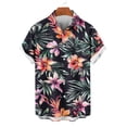 thumbnail image 5 of Xcmzpl Men's Hawaiian Shirt Short Sleeve Button Down Shirts Casual Summer Dress Shirt with Chest Pocket Camp Collar S-5XL, 5 of 7