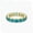Rose Plated, variant on Apatite Gemstone Full Eternity Band Ring, Yellow Gold Plated 925 Sterling Silver Ring, Stackable Ring, Vintage Inspired Blue Stone Ring, Gift for Her