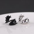 thumbnail image 2 of Punk Style Fashion Men's Ring Animal Dragon Shape Opening Adjustable Alloy, 2 of 5