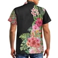 thumbnail image 3 of Uorisanigo Hawaiian Flower Couples' Outfits Husban and Wife Clothing Short Sleeve Shirt for Men Fashion Hawaiian Tops and Women's Tank Dress Flowy Beach Vacation Sundress, 3 of 7