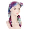 thumbnail image 2 of Bovemsi Du Rag Women Ladies Hat Fashion Hijab Cap Floral Stretch Multicolor Muslim Base Head Scarf, 2 of 3