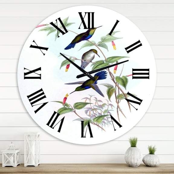 Designart 1 in Quartz Traditional Wall Clock