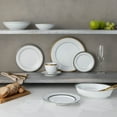 thumbnail image 4 of Noritake Charlotta Platinum Set of 4 Rim Soup Bowls, 4 of 5