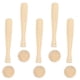 thumbnail image 1 of 1 conjunto de artesanías de béisbol de béisbol de madera y béisbol de béisbol de madera de béisbol inacabado bate béisbol, 1 of 1