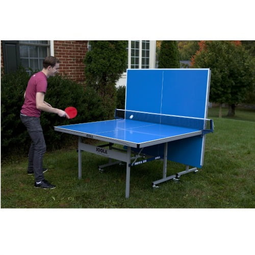 Joola Nova Outdoor Table Tennis Table - Foldable Outside Ping Pong Table  for Outdoor and Indoor Use - Waterproof Aluminum Surface with Weatherproof Ping  Pong Net and Post Set & Reviews