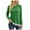 Green, variant on AOOCHASLIY Hoodies for Women Round-Neck Color Matching Pocket Recreational Long Sleev Tops
