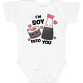 thumbnail image 3 of Inktastic I'm Soy into You with Cute Soy Sauce and Sushi Boys or Girls Baby Bodysuit, 3 of 5