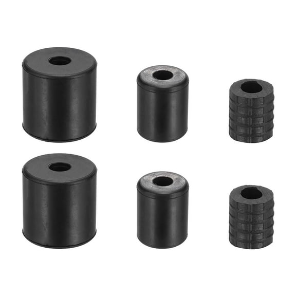 Uxcell Rubber Sleeves for Pipe Water Stopper 1/2"/3/4"/1", 2 Set Replacement for Plugging