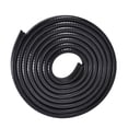 thumbnail image 4 of Uxcell se adapta a bordes de 3/32"-7/32" recubrimiento de borde de 10 pies / 3 metros con hoja de hierro plástico negro, 4 of 5