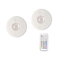 thumbnail image 1 of Puck Lights LED RGB Dimmable Under Cabinet Lighting with Remote 2PCS, 1 of 5