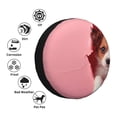 thumbnail image 2 of Kdxio Puppy Peeking Through Pink for Tire Cover Wheel Protectors Tyre Covers Weatherproof Wheel Covers Universal Fit for Trailer Rv SUV Truck Camper Travel Trailers 15 inch, 2 of 5