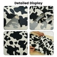 thumbnail image 6 of Jokapy Farmhouse Black and White Cow Print Linen Table Runner, 13" x 72", 2 Count, 6 of 8