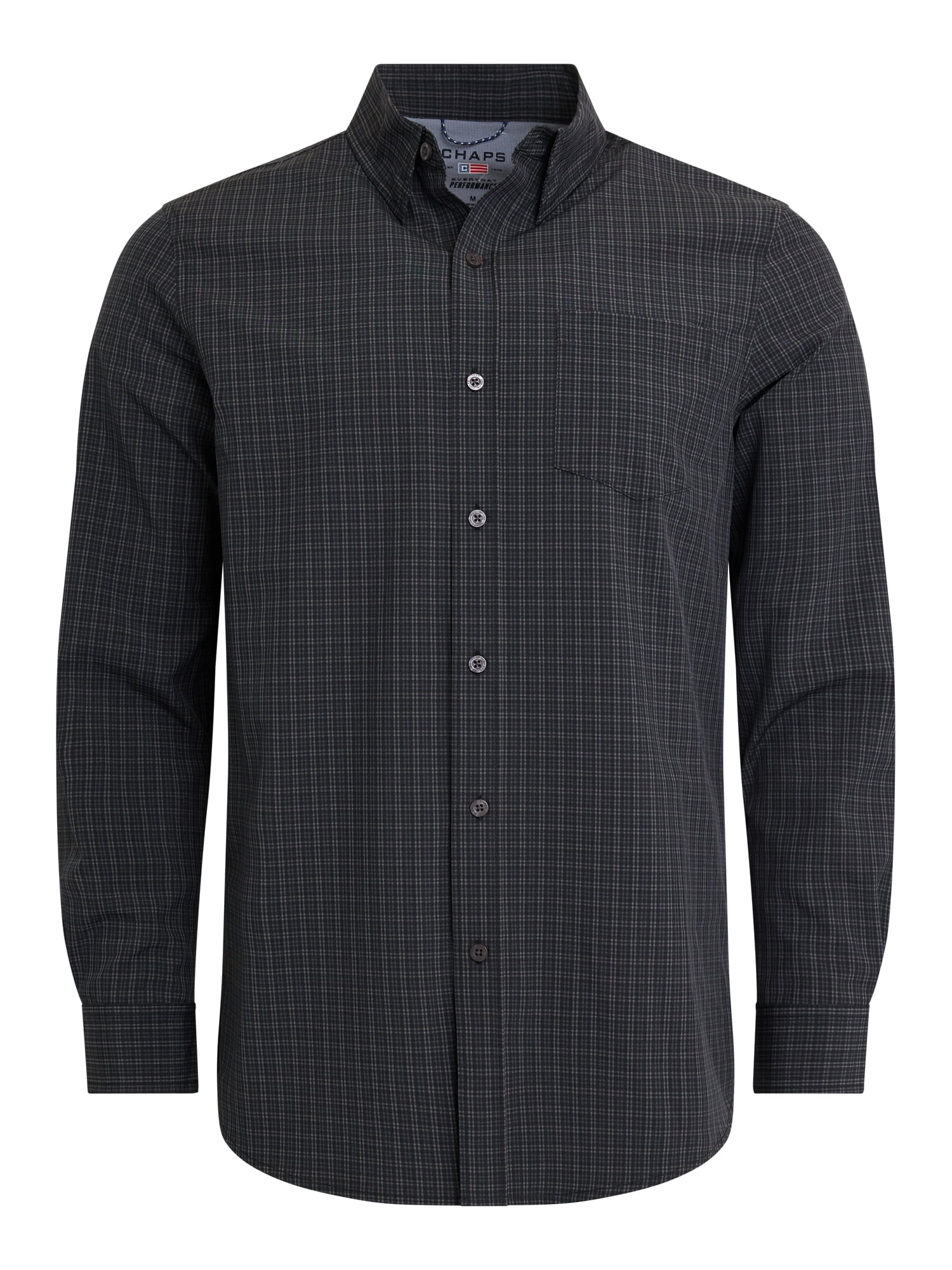 Chaps Men’s and Big Men’s Everyday Performance Long Sleeve Shirt, Sizes S–2XL
