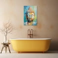 thumbnail image 3 of Buddha Canvas Wall Art Zen Picture Wall Decor Vintage Buddha Statue Painting Print Modern Meditation Living Room Decor Frame (Buddha - 1, 12x18inch (30x45cm)), 3 of 6