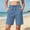 Blue, variant on Binmer Women’s Everyday Shorts with Pockets, Drawstring Casual Loungewear Shorts, Womens and Women's Black,Size M-4XL