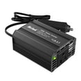 thumbnail image 1 of TUWABEI 150W Power Inverter for Vehicles, 12V DC to 110V AC Car Plug Adapter Outlet Converter 3.1A Dual USB Charging Ports Car Truck RV Inverter for Laptop Computer, 1 of 6
