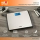 thumbnail image 5 of EatSmart Precision 550 Pound Extra-High Capacity Digital Bathroom Scale with Extra-Wide Platform, 5 of 6