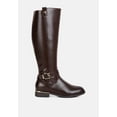 thumbnail image 6 of Renny Buckle Strap Embellished Calf Boots, 6 of 10