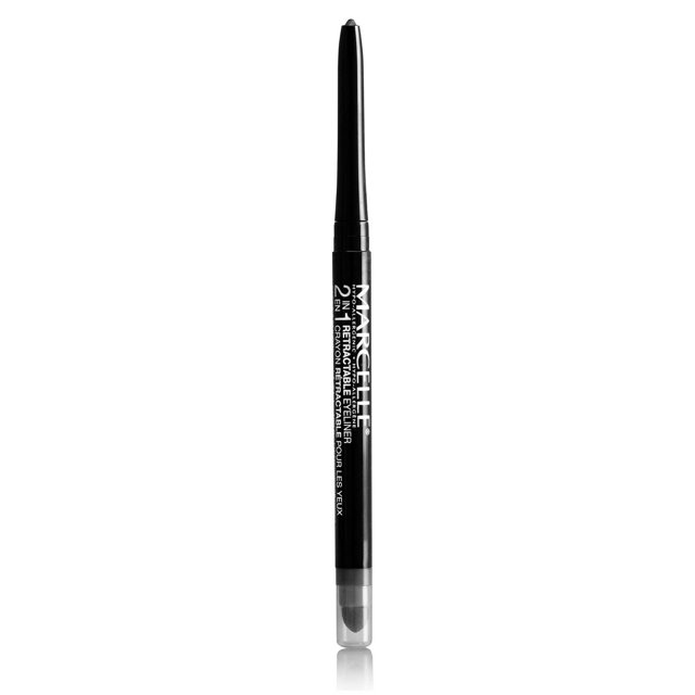 Marcelle Crayon rétractable pour les yeux 2 en 1, Charbon