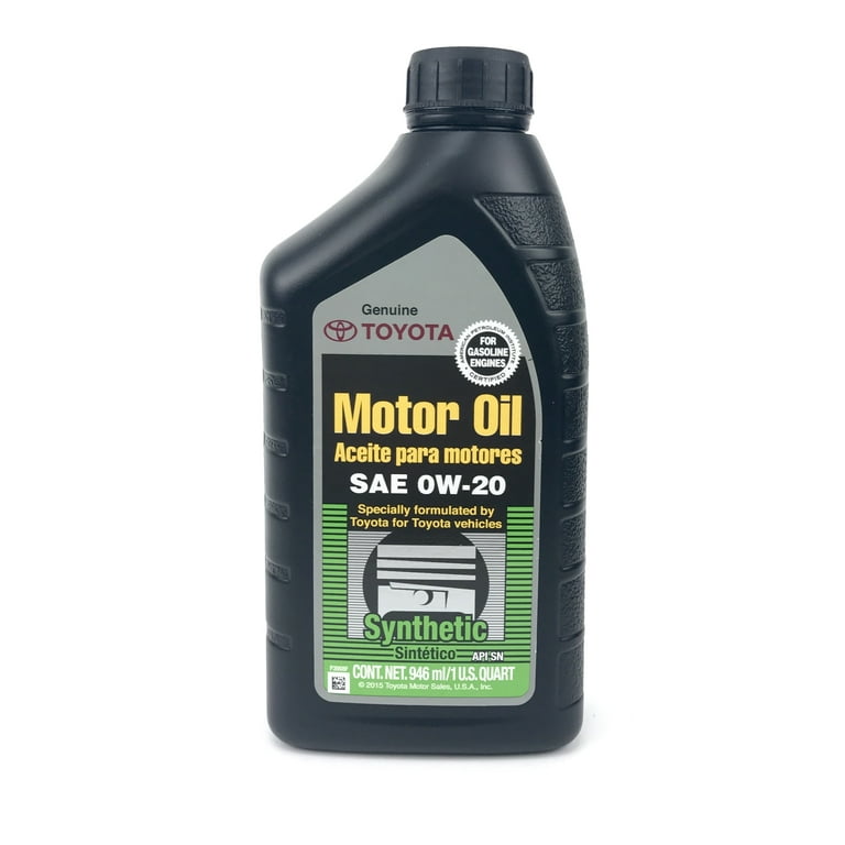 Toyota Lexus Genuine Automotive 0W20 Synthetic Motor Oil for