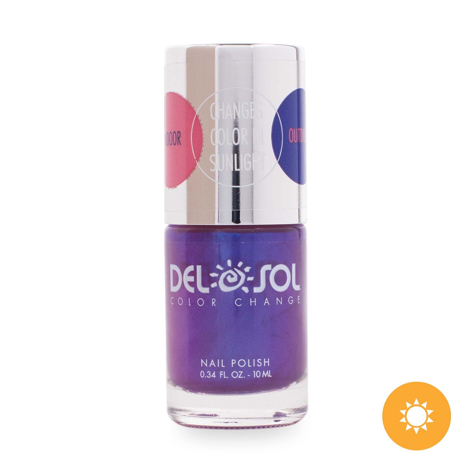 Color-Changing Nail Polish - Senior Prom by DelSol for Women - 0.34 oz Nail Polish