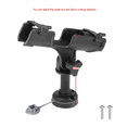 thumbnail image 2 of Kayak Fishing Rod Holder Universal Fit Kit 360-Degree Adjustment Canoe Draft Boat Powerlock Black, 2 of 6