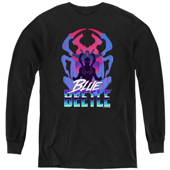 Blue Beetle (2023) Silhouette Youth Long Sleeve T shirt