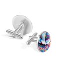 thumbnail image 3 of Peace Dove Elegant Men's Cufflinks for Formal Attire, Made of Stainless Steel, Ideal for Weddings and Business Meetings, 3 of 6