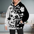 thumbnail image 2 of Bovemsi Sweatshirt for Women Retro Fashion Print Loose Large Sized Casual Long Sleeved Hoodie Comfort Hoodie, 2 of 9