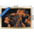 thumbnail image 3 of Lion With Headphones Wall Poster, 14.725" x 22.375", Framed, 3 of 3