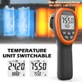 thumbnail image 6 of Btmeter Thermometer BT-1500 2732℉ Dual Laser, Emissivity Adjustable, Hazard-Free,DS 30:1, Orange, 6 of 6