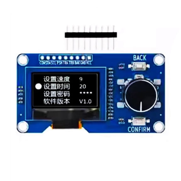 0.96/1.3inch OLED Display Module With EC11 Rotary Encoder I2C Interface For Arduino Raspberry Pi