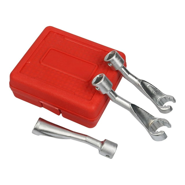 3x Llave de Tubo para Tuercas de Línea de Combustible Llave de Tubo en Forma de L
