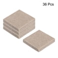 thumbnail image 3 of Self Adhesive Square Furniture Felt Pads 1 Inch x 1 Inch Beige Pack of 36, 3 of 5