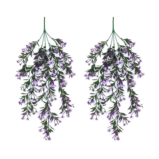 Plante Suspendue Fausse Fleurs Décoration Murale Intérieure Extérieure