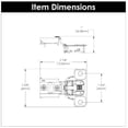 thumbnail image 3 of Hickory Hardware Hh74717-10Pack (10) Pairs - Nickel, 3 of 4