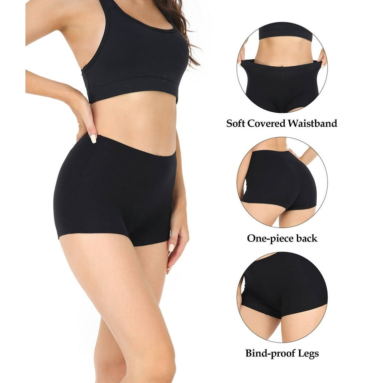 Wirarpa Multicolored 4 Pack Boyshort Underwear Women's Size Medium NEW -  beyond exchange