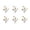 A007- Light Yellow, variant on Artificial Cosmos Flowers White 6 Stems 23.6 In Faux Chrysanthemum For Home Wedding Party Decor