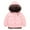 Pink, variant on XIMIN Kids Boys Girls Winter Coat Puffer Jacket Heavyweight Soft Sherpa Fur Lined Parka Jackets Hooded Fleece-Lined Wear Waterproof Warm Thickened Winter Clothes