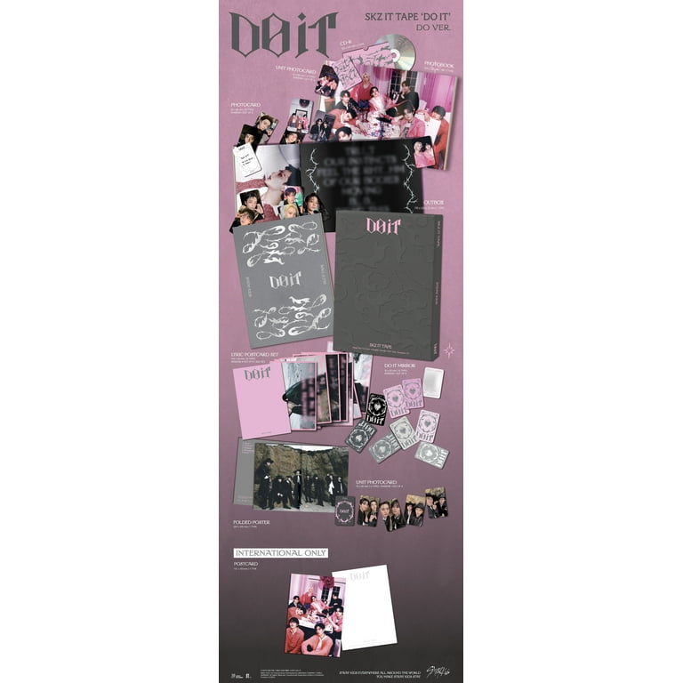 straykids doit 新品未開封 it ver. 通常盤 CD Stray Kids - SKZ IT TAPE 'DO IT' (DO VER.) - Music & Performance