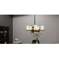 thumbnail image 6 of Quoizel Seymour 5-Light Matte Black Chandelier, 6 of 8