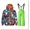 Green, variant on YEEFINE Boy's Snow Jacket Pants Suits, Winter Hooded Insulated Ski Suit Windproof Waterproof Outdoor Green US8